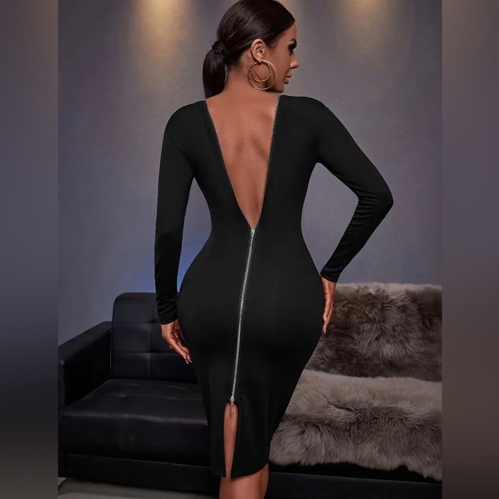 Zip back Dress